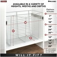 thumbnail image 2 of Rev-A-Shelf Cb-181411-1 Classic Closet 18"W X 14"D X 11"H Slide Out Wire Frame Closet, 2 of 7