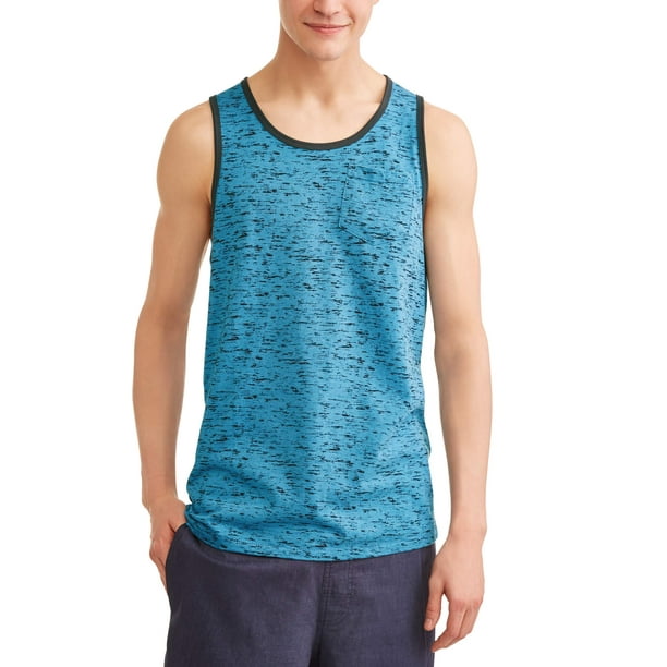 Men's Jersey Tank top with front Pocket