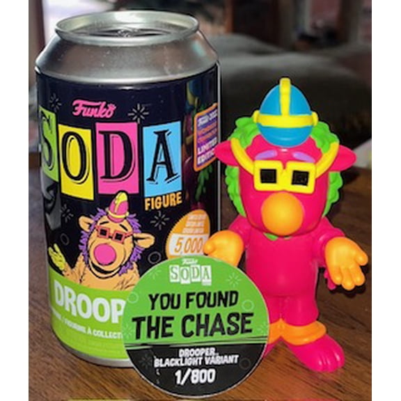 Funko Soda Drooper Chase Blacklight Variant Limited Edition Vinyl Figure 1/800