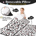 thumbnail image 3 of Pink and Black Of Leopard Print Toddler Nap Mats for Kids Preschool,Sleeping Mat Bag or Kids,Toddler Sleeping Bag,Toddler Nap Mat or Daycare, 3 of 6