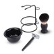 thumbnail image 5 of Set de afeitado de barba para hombres, profesional, seguro, con soporte para brocha de afeitar y cuenco, herramienta para afeitar bigote, 5 of 14