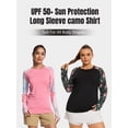 thumbnail image 3 of BASSDASH Women’s UPF 50+ UV Sun Protection T-Shirt Long Sleeve Fishing Hiking Performance Shirts, 3 of 9