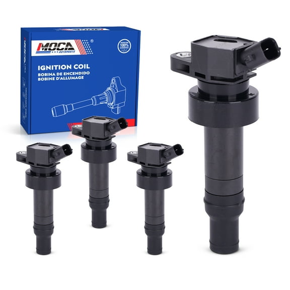 MOCA AUTOPARTS 4x Ignition Coils Fit for 2012-2021 Hyundai Accent 1.6L & 2012-2019 Kia Soul Rio 1.6L