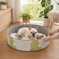 thumbnail image 4 of LOWLHOME Foldable Play Ball Pool For Pet, Hard Plastic Kiddie Pool for Dogs, Portable Pool for Backyard Summer, Indoor Outdoor Playpen, Easy to Assemble and Storage, No Ball Included(Green), 4 of 7