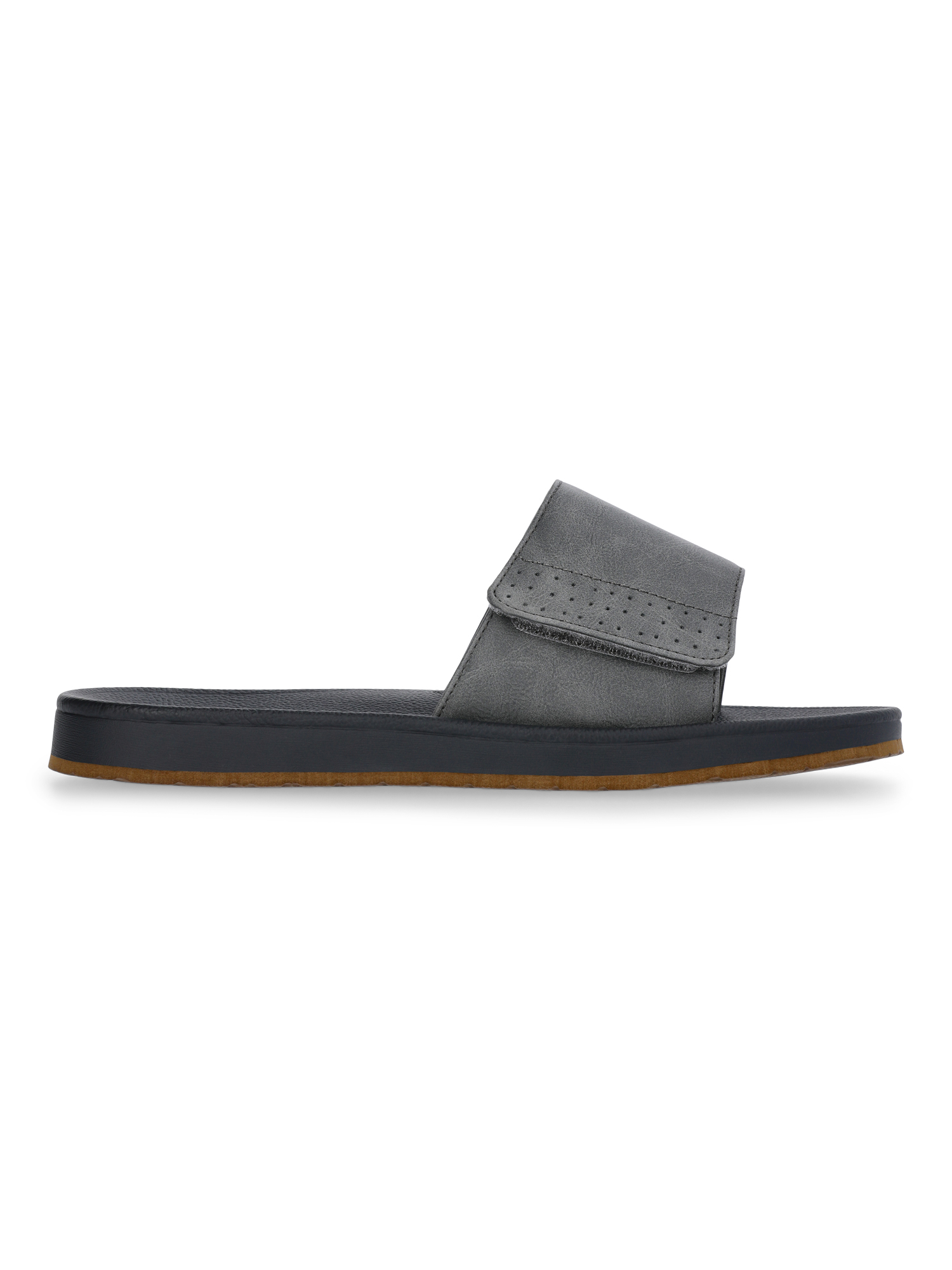 George Men's Comfort Slide Sandals, Gray photo 2