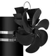 thumbnail image 4 of YIEMEEN Aluminum Alloy Fireplace Fan, Stove Fan Stylish Designs for Modern Home Decor, 4 of 11