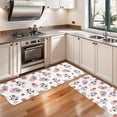 thumbnail image 3 of Kitchen Rugs Sets Of 2,Pink Cow Strawberry Jar Pattern Anti Fatigue Kitchen Mat Rugs Non Slip Washable,Decorative Kitchen Floor Mats for Kitchen,Sink,Laundry,17"X47", 3 of 5