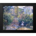 thumbnail image 2 of Pissarro, Camille 24x20 Black Modern Framed Museum Art Print Titled - Hermitage Garden, Maison Rouge, 2 of 5