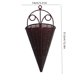 thumbnail image 3 of Cesta colgante de maceta de plástico con forma de zanahoria y textura de ratán para decoración interior-exterior, perfecta para pothos y suculentas en salón, dormitorio, jardín y patio, 3 of 7