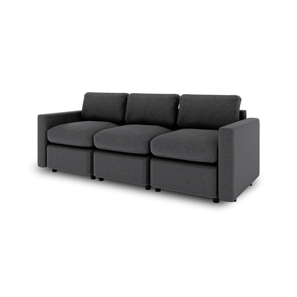 Sofá Seccional Modular Adapti 3 Plazas | Gris Carbón