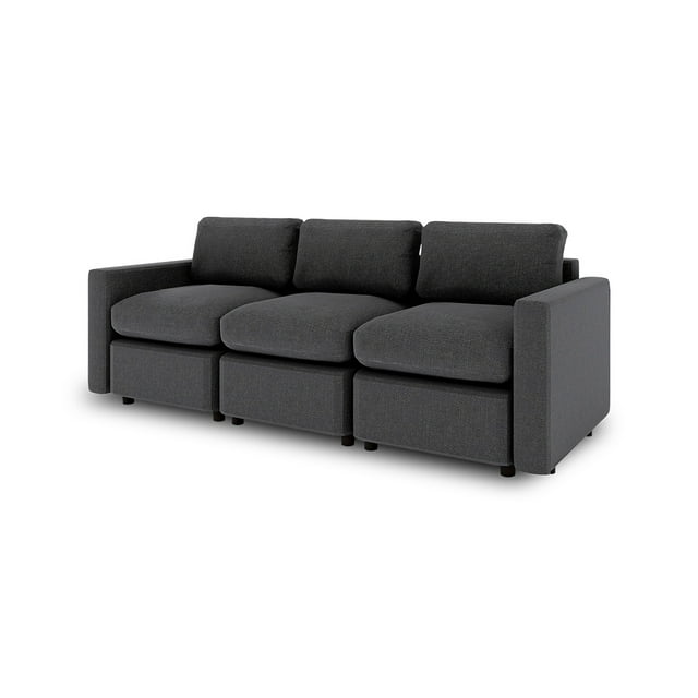 Sofá Seccional Modular Adapti 3 Plazas | Gris Carbón
