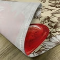 thumbnail image 5 of Ambesonne Love Place Mats Set of 4, Flowers and Butterfly, Standard Size, Beige Brown Red, 5 of 6