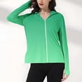 thumbnail image 6 of Ruimatai Women's UPF 50+ Hooded Sun Protection Jacket Long Sleeve Thumb Hole Casual Lightweight Outdoor Sports Cover Up for Summer, 6 of 7