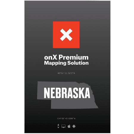 Nebraska Hunting Maps: onX Hunt Chip for Garmin GPS - Public & Private Land Ownership - Hunting Units - Includes Premium Membership for onX Hunting App for iPhone, Android &