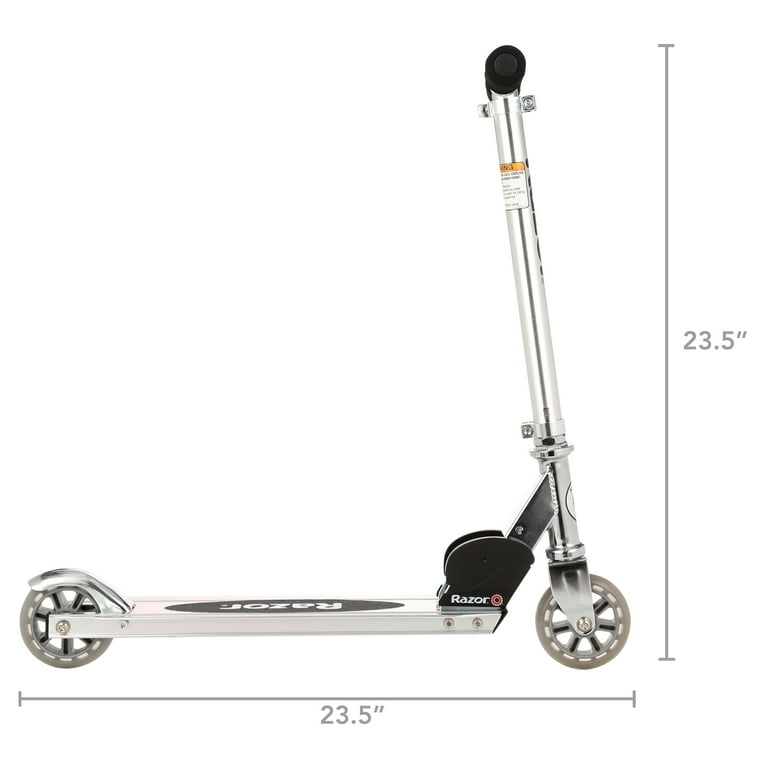 Razor A Kick Scooter for Kids - Clear, Lightweight, Foldable