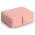 thumbnail image 2 of Jewellery Box Jewelry Storage Case Multi-purpose Earrings Necklaces Rings Organizer Household Portable Travelling Box, 2 of 7