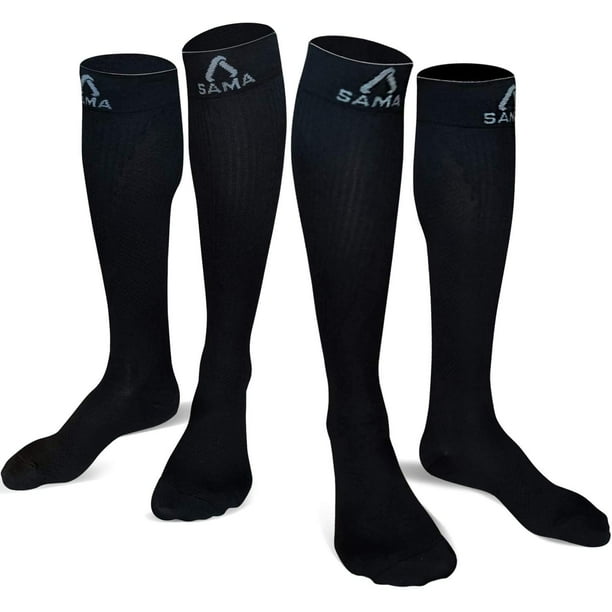 OrthoSleeve Chaussettes de compression de qualité médicale pour homme et  femme 15-20 mmHg (taille XL, blanc) : : Santé et Soins personnels