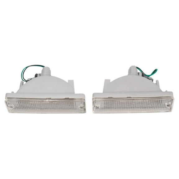 TRQ Parking Light Set Fits 88-94 Nissan D21 88-95 Pathfinder 95-97 Pickup SLA71074