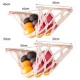 thumbnail image 3 of Cabinet Hammock Handmade Convenient Cotton Rope Hanging Vegetable Fruit Holder for Bananas, 3 of 11
