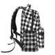 thumbnail image 3 of Fotbe Black Tartan Plaid Mochila Casual con Estampado para Escuela, Viajes y Actividades al Aire Libre - Duradera, Ligera y Cómoda, 3 of 5