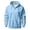 Sky Blue, variant on Iaqnaocc Mens Hoodies Half Zip Pullover Casual Fashion Long Sleeve Drawstring Big and Tall Fall Winter Hoodie Sweatshirt Brown 4XL