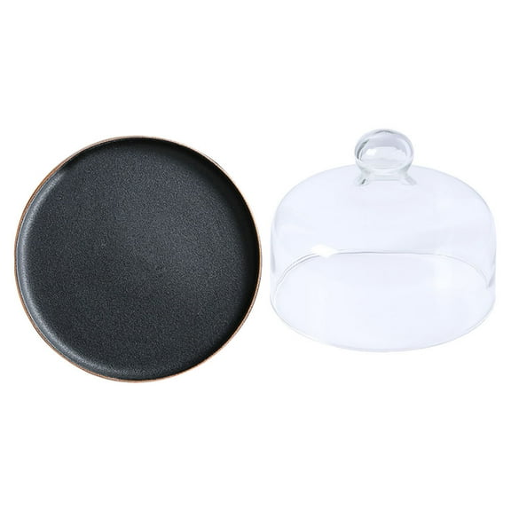 1 Set of Bakery Cake Display Tray Cake Dessert Holder Serving Tray with Cover