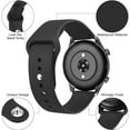 thumbnail image 3 of Sport Band for Garmin Vivoactive 4S/Vivomove 3S, 18mm Silikon Wristband, Bracelet Replacement Strap for Garmin Venu 3S/Venu 2S, Forerunner 255S/255S Music/265S, 3 of 5