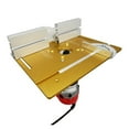 thumbnail image 4 of Router Table Insert Plate Woodworking Benches Table Saw W Miter Gauge Guide Aluminium Profile Fence Sliding Brackets ,Woodworking Protractor, 4 of 7