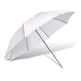 thumbnail image 1 of OULII 2Pcs Portable Photography Light Umbrella White Metal Plug Translucent Flash for Studio Use, 1 of 4
