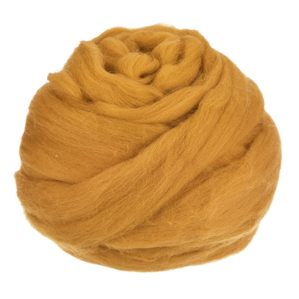 Aguja de Fieltro Unique Bargains Lana 8.5 Oz Marrón Amarillo