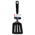 Mainstays Slotted Kitchen Turner, Black, Nylon, Soft Grip Handle