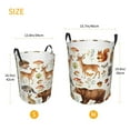 thumbnail image 5 of PHELIKA Woodland Animals Laundry Basket 65L Large Foldable Round For Dirty Clothes Toy Storage, 5 of 6