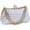 Silver, variant on Women's Rhinestone Glitter Handbags with Chain Shoulder Clutch Purse Shiny Evening Bags for Party