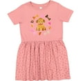 thumbnail image 3 of Inktastic Cute Puppy Valentine with Hearts and Bones Girls Toddler Dress, 3 of 5