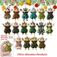 thumbnail image 4 of PPKVUFD 1PCS Christmas Cat in Christmas Tree Acrylic Hanging Ornament, Suitable for Keychain, Bag, Car Rearview Mirror Pendant, Used for Christmas Decoration, Adding Cute and Happy Atmosphere 2D Flat, 4 of 9