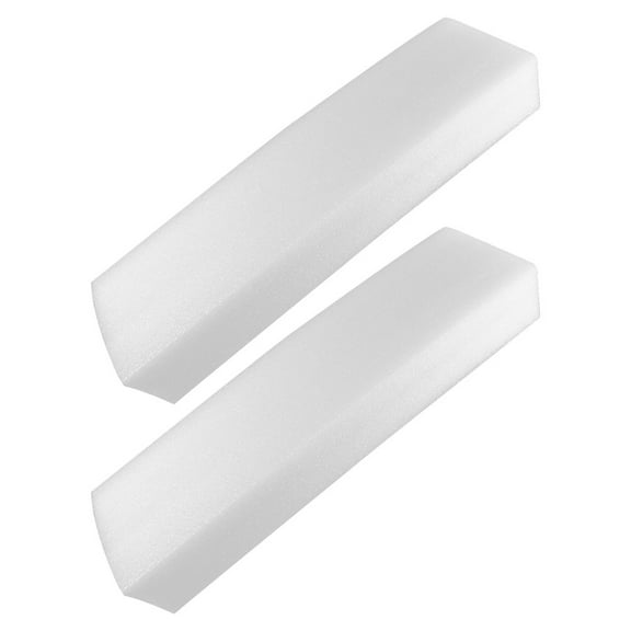 Minkissy 2Pcs Stable White Foam Block Base for DIY Floral Arrangements and Crafts