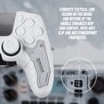 thumbnail image 5 of GeekShare G.S.TAC White Shell for Playstation 5 Edge Wireless Controller + Thumb grip Caps + Sticker, 5 of 7