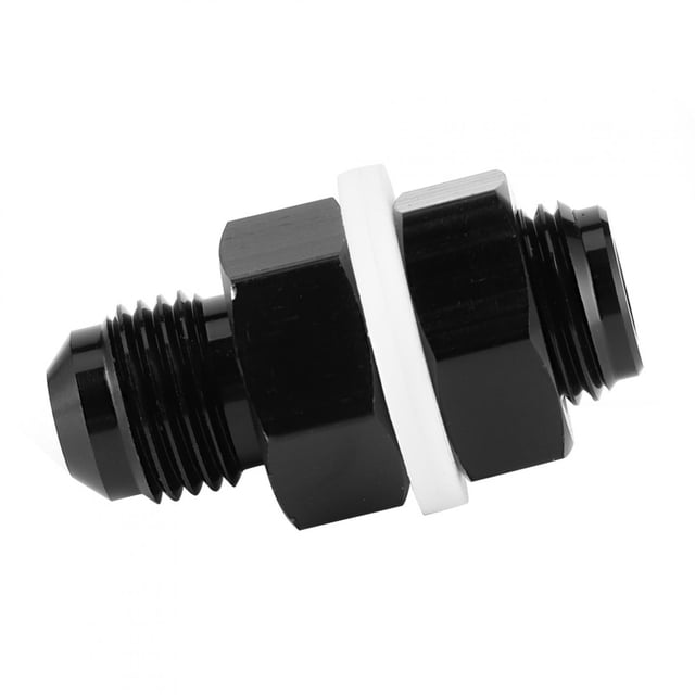Fuel Cell Adapter Flare Bulkhead Adapter Truck Parts AN6 Bulkhead Fitting Flare Fuel Cell Adapter With PTFE Washer For Most Fluids