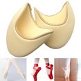 thumbnail image 3 of 1 Pair Sponge Insert Pads for Ballet Shoes Forefoot Pressure Relief Reusable Washable Toe Protector for Ballet Dance Performance And Daily Wear, 3 of 8