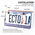 thumbnail image 3 of Aluminum License Plate Frame 2 Pack Car Exterior Accessory Car Tag Holder for Front Rear Plates Cars Decor Black Horse and Pink Unicorn, 3 of 7