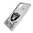 thumbnail image 2 of Las Vegas Raiders Galaxy Clear Case with Confetti Design, 2 of 6