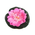 thumbnail image 2 of 1Pc Simulation Lotus Flower Mini Artificial Pond DIY Home Fish Tank Decoration, 2 of 7
