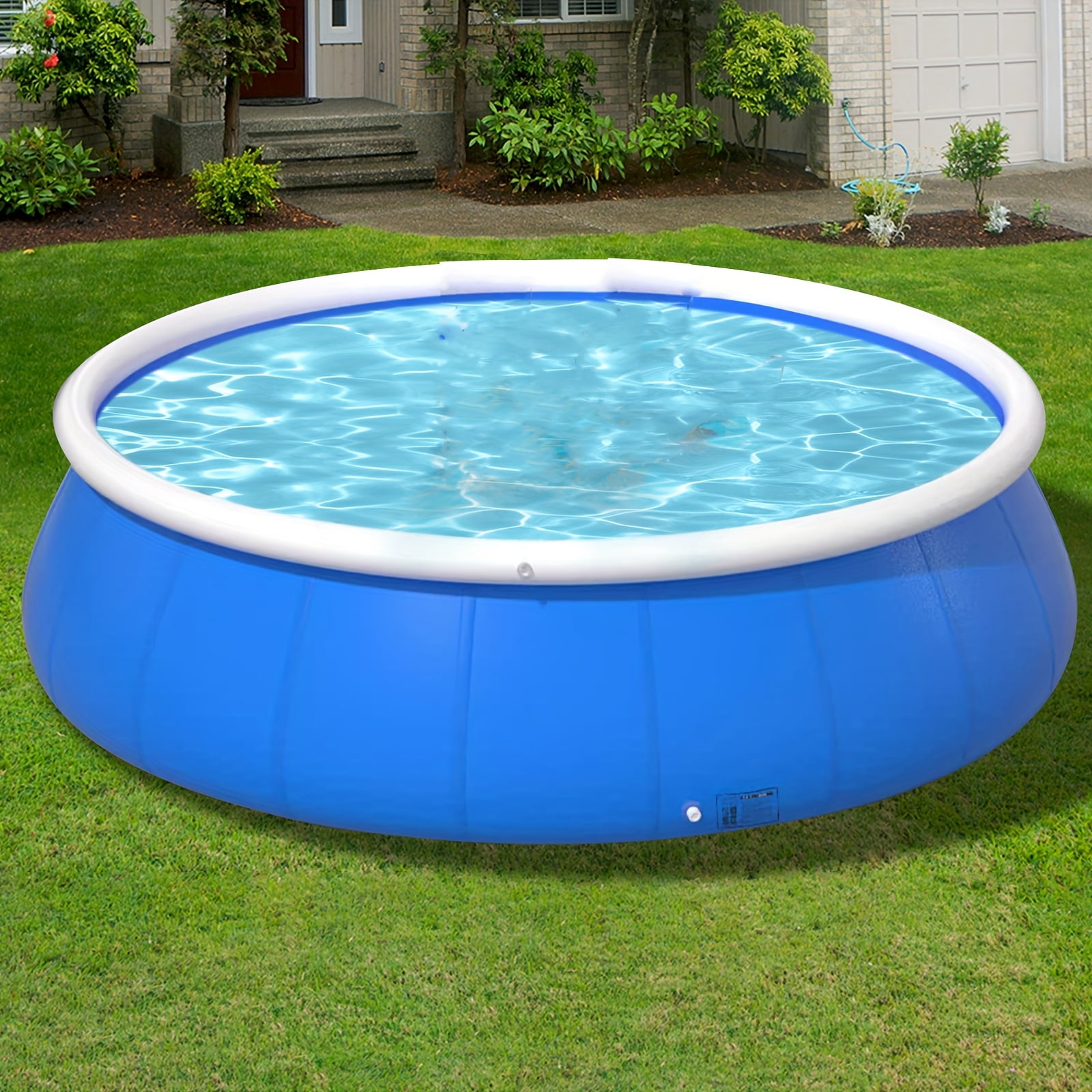 Multi-size Super Large Round Inflatable Pool Dish Swimming Pool, Inflatable Floor Swimming Pool In Sheung Wan, PVC Material, Durable Mesh Fabric, Family Outdoor Garden Party