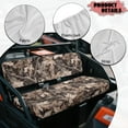thumbnail image 5 of Yuyamidu Camo Hunting UTV Seat Covers for Kawasaki Mule 4000 4010 4x4 2009-2023 2025 Soft Breathable Brown Oak UTV Seat Cover Fit for Kawasaki Mule 3020 2001-2003, 2 Pcs, 5 of 7