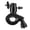 Black, variant on Riousery Car Rearview Mirror Dash Cam Mount Holder, 360 Degree Adjustable Video Recorder Bracket for 0.6-1.2 inches / 17-32 mm, Black