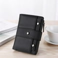 thumbnail image 2 of Women Wallet Leather Zip Coin Purse Clutch Handbag Small Mini Card Holder Short Purse, 2 of 2