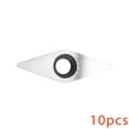 thumbnail image 2 of Tignapoo High Precision Woodworking Spiral Replaceable Blades - 10PCS D-Rhombus 35° R-Type, Durable Carbide Inserts for Handheld Tools, Ideal for Smooth Finishes and Curved Surfaces, 2 of 6