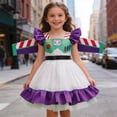 thumbnail image 7 of Space Ranger Hero Costume Dress Intergalactic Astronaut Winged Tutu Outfit Halloween Cosplay, 7 of 7