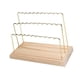 thumbnail image 5 of Expositor de pendientes, estante de almacenamiento de joyas, base de madera, organizador de pendientes para 3 niveles, 5 of 9