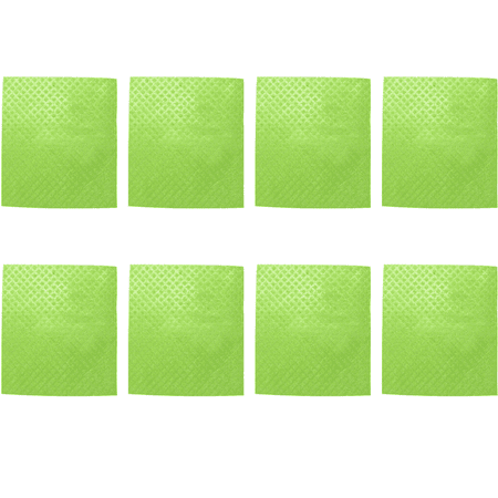 

Reusable Swedish Dishcloth for Kitchen and Household Use Environmentally Friendly Dishwasher Safe Light Green
